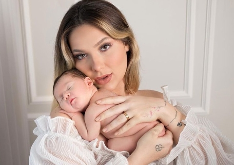 Virginia choca ao revelar nome completo da filha Maria Alice 
