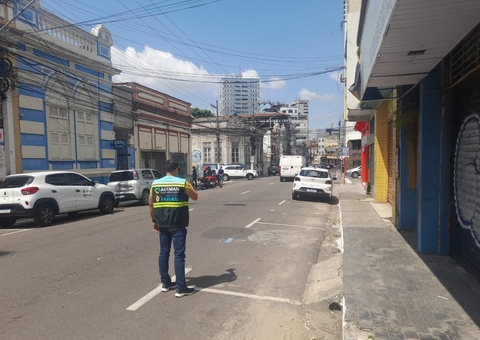 Zona Azul é notificada por não corrigir irregularidades em ruas de Manaus