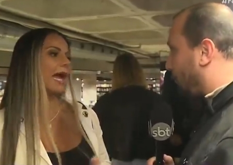 Viviane Araújo se irrita ao ser questionada sobre documentário de Belo; vídeo