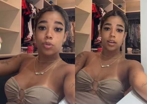 Vivi Noronha mostra mensagem de Poze após ser expulsa de casa: 'Vai lá pros seus machos'