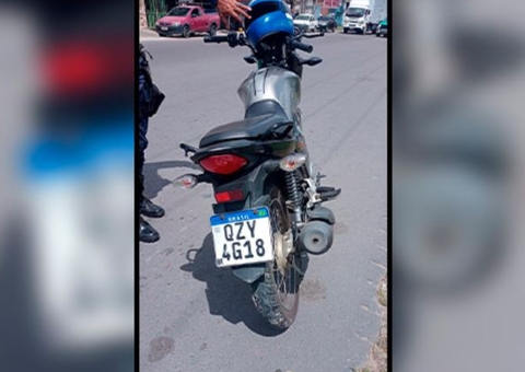 Fuga frenética termina com acidente de motocicleta e adolescente detido em Manaus