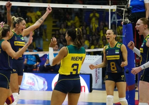 Vôlei: Brasil derrota bicampeã mundial Sérvia, na Liga das Nações