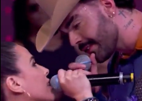 Wanessa Camargo e Luan Pereira trocam olhares em meio à polêmica com Dado Dolabella; vídeo