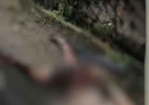 Com pés e mãos amarradas, corpo de homem é jogado de carro em rua de Manaus