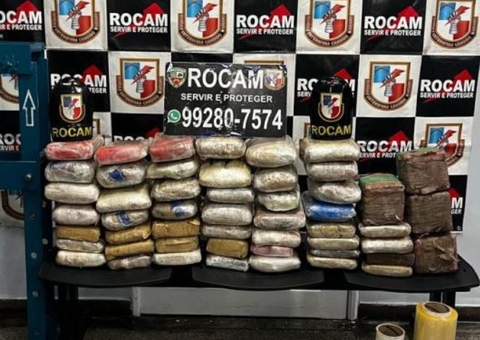 Polícia desmantela laboratório de drogas e apreende 50 Kg de maconha em Manaus