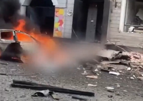 Vídeo: ataque russo atinge jardim de infância na Ucrânia e deixa mortos e feridos