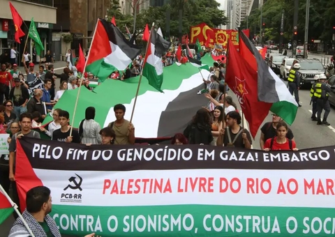 Manifestação em São Paulo pede cessar-fogo imediato em Gaza