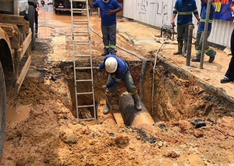 Ageman notifica Águas de Manaus por problemas em rede de abastecimento 