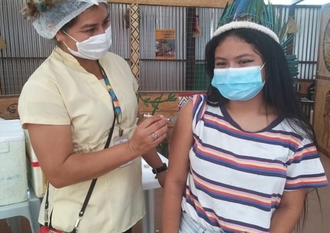 Posto temporário vai imunizar crianças indígenas contra covid-19 em Manaus