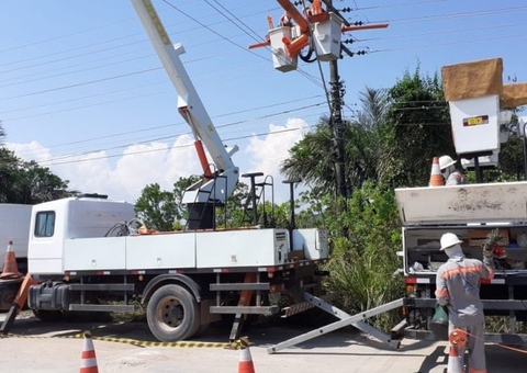 Manutenção programada deixa 7 bairros sem energia neste domingo em Manaus