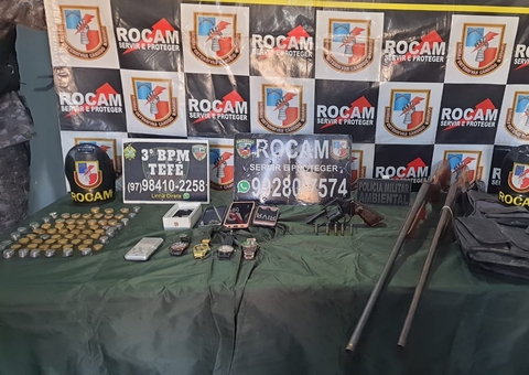 Piratas são presos com armas e coletes balísticos no Amazonas