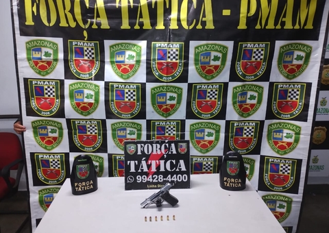 Homem é preso ao fazer delivery de arma em Manaus