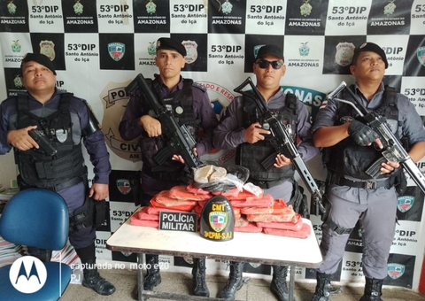 'Jesus' é preso com 21 kg de drogas no interior do Amazonas