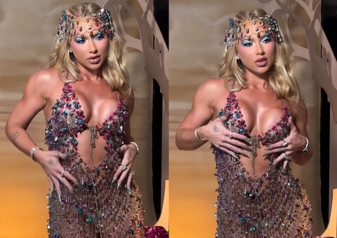 Look não resiste ao samba e Virginia deixa Baile da Vogue às pressas