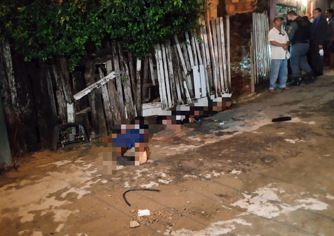 Dupla é crivada a balas em beco por grupo de assassinos em Manaus