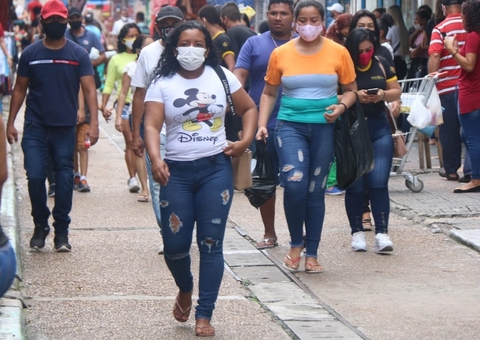 Máscara deixa de ser obrigatória em locais abertos a partir de hoje em Manaus