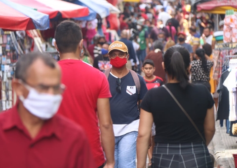 Uso de máscaras deixa de ser obrigatório em locais abertos em Manaus