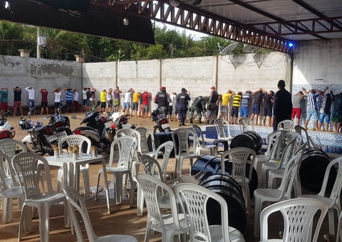 Mais de 150 pessoas são presas em festa clandestina no Amazonas