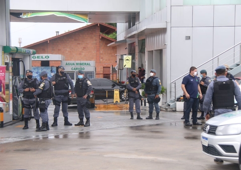 Polícia reforça segurança em rotatória após ameaça de protesto em Manaus