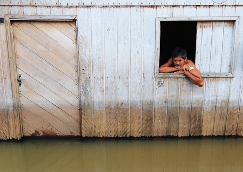 Mais de 12 mil pessoas estão sendo afetadas pela cheia em Eirunepé