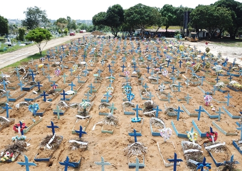 Manaus registra 32 sepultamentos nesta segunda; 4 por covid-19