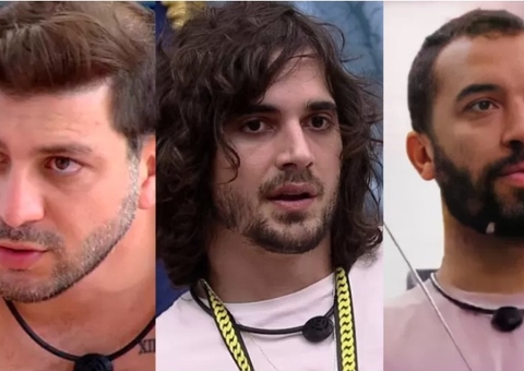 Caio, Fiuk e Gil se enfrentam no paredão do BBB21