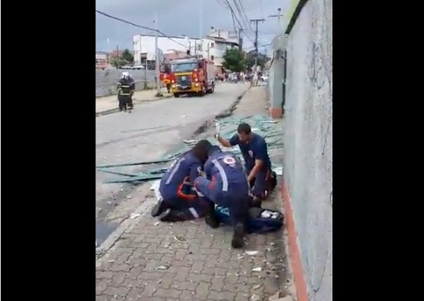 Vídeo:Explosão na White Martins destrói casas e moradores saem desesperados