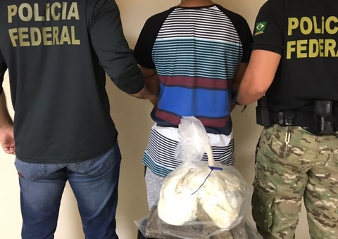 Homem é preso ao tentar embarcar com 4 kg de drogas no aeroporto de Manaus 