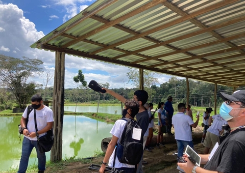 Projeto realiza oficinas de cinema em Presidente Figueiredo