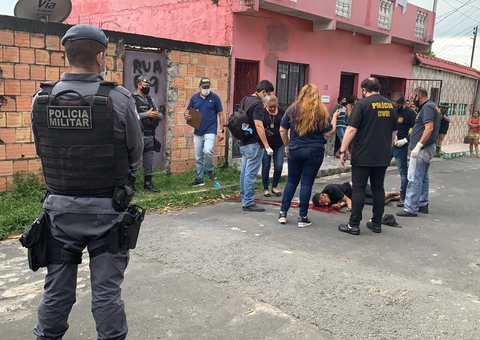 Homem é executado a tiros no dia do trabalhador em Manaus