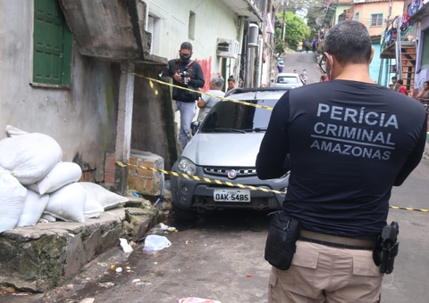 Homem é morto a tiros na frente do filho pequeno em Manaus