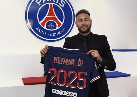 Neymar renova contrato com o Paris Saint-Germain até 2025