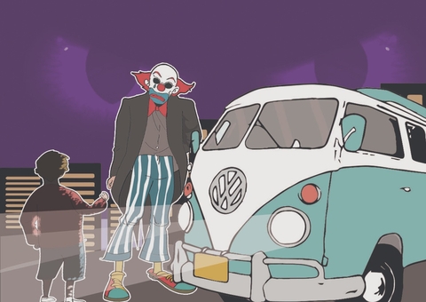 ‘Palhaço da Kombi’ aterrorizou crianças e adultos nos anos 90