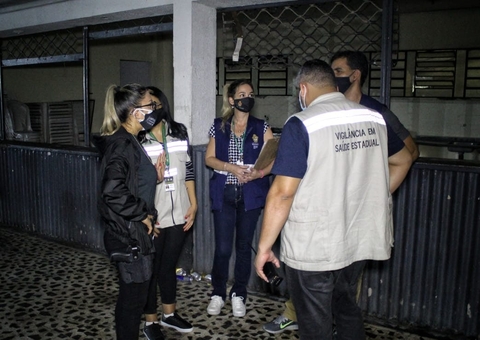  Fiscalização encerra festa no Atlético Rio Negro e fecha 8 bares em Manaus