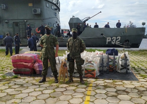 Quase duas toneladas de drogas são apreendidas durante Operação Ágata no AM