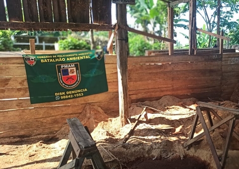 Serraria clandestina é fechada e três pessoas são presas no Amazonas