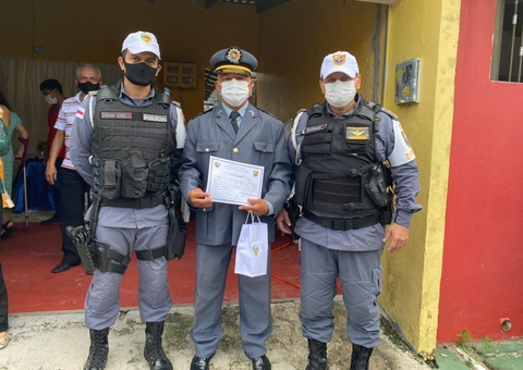 Subtenente do Batalhão de Trânsito da PM é homenageado em Manaus