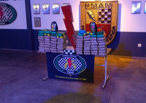 Preso, motorista de app entrega esconderijo de 100 Kg de drogas em Manaus