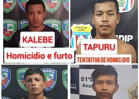 Polícia pede ajuda para encontrar presos que fugiram de escola em Anamã