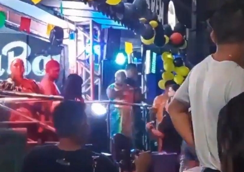 Patixa fala em festa que será candidata à Prefeitura de Manaus em 2024