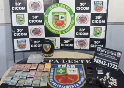 Suspeito de matar barbeiro é preso com arma e drogas em Manaus