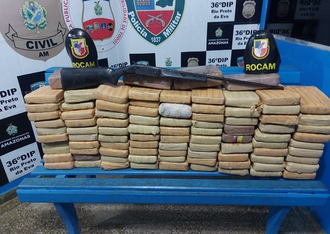Homem é preso com mais de 90 kg de drogas em ramal no Amazonas