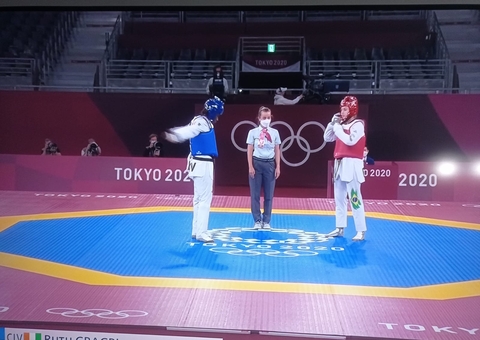 Milena Titoneli perde medalha de bronze para marfinense no taekwondo