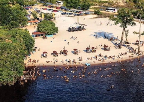 Amazonas tem sol e praia!