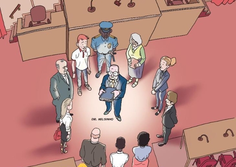 Mês dos advogados tem homenagem em quadrinhos de Laerte e Rafa Coutinho