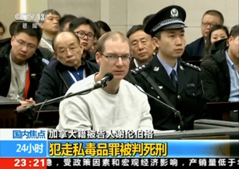 Canadense é condenado a pena de morte na China por tráfico de drogas