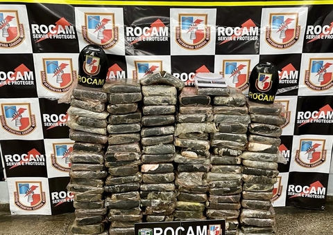 Operação Águia desmantela depósito com 108 Kg de drogas em Manaus