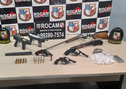 Com arsenal e planos de homicídios em série, membros de facção são presos em Manaus