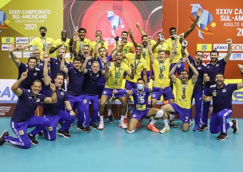Brasil vence Argentina e conquista o 33º título Sul-Americano de vôlei