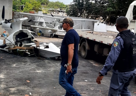 Piloto de aeronave que caiu no Rio Negro fugiu do local após ser resgatado